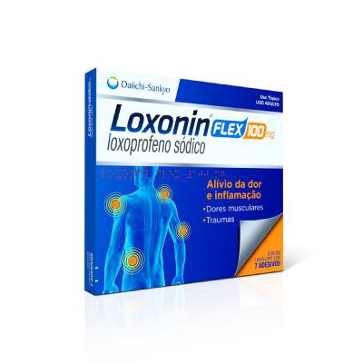Loxonin Flex 100mg 7 Adesivos